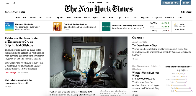NYTimes use WordPress